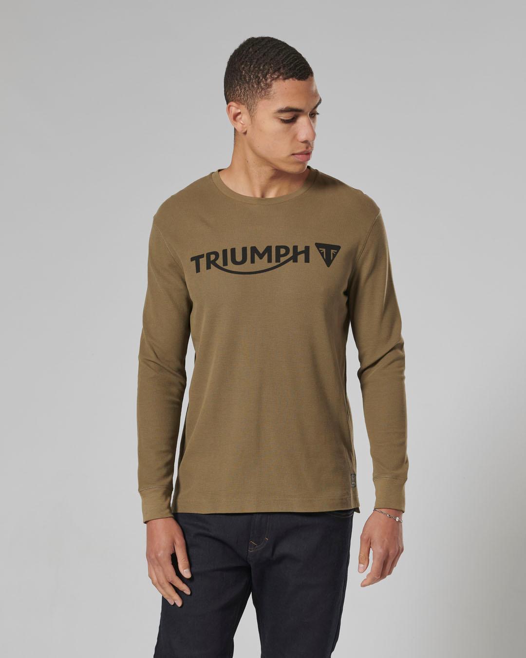 BETTMANN L/S WAFFLE KHAKI T-SHIRT XS image 5