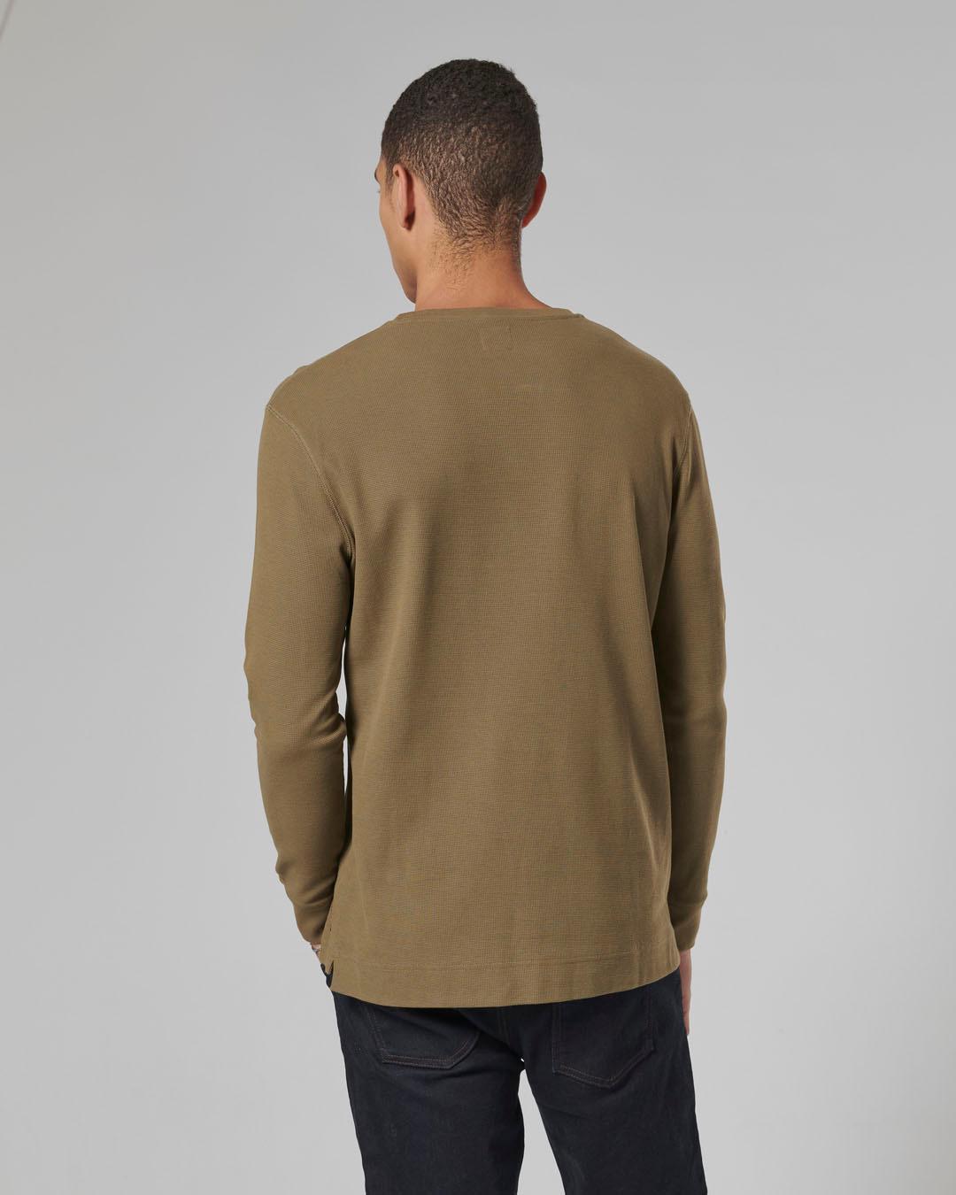 BETTMANN L/S WAFFLE KHAKI T-SHIRT XXL image 6
