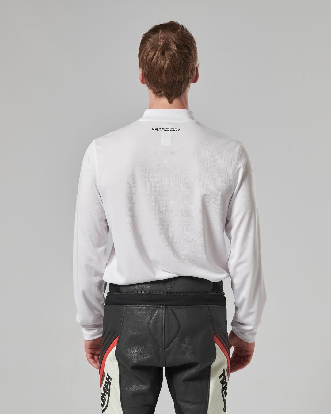 RAPID DRY RACE T-SHIRT - WHITE XL image 8