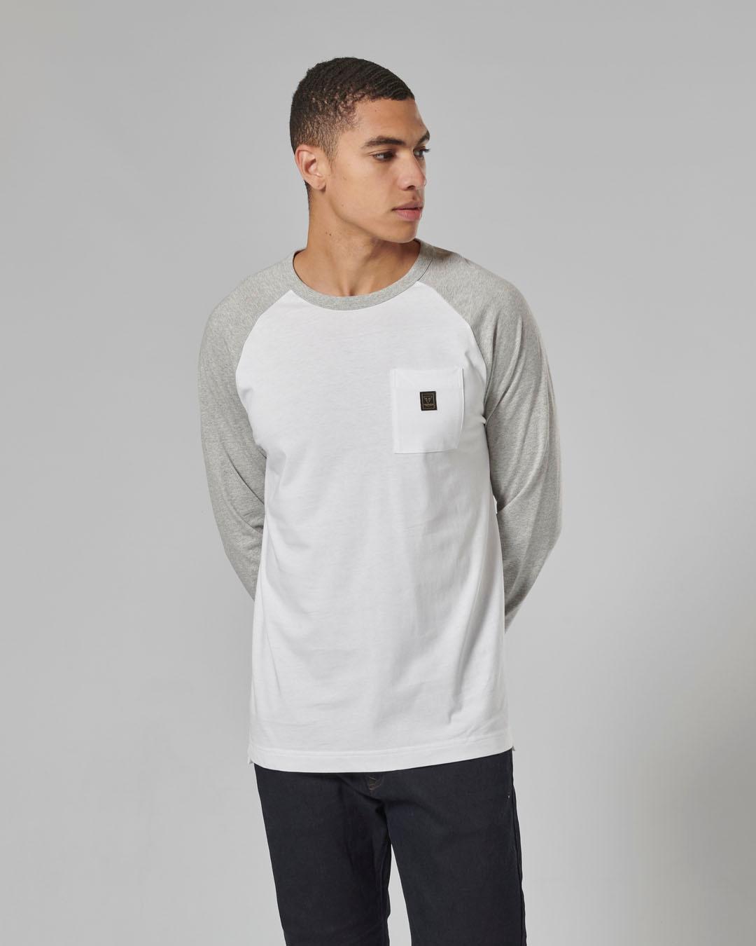 BLACKWELL T-SHIRT WHITE / GREY MARL M image 2