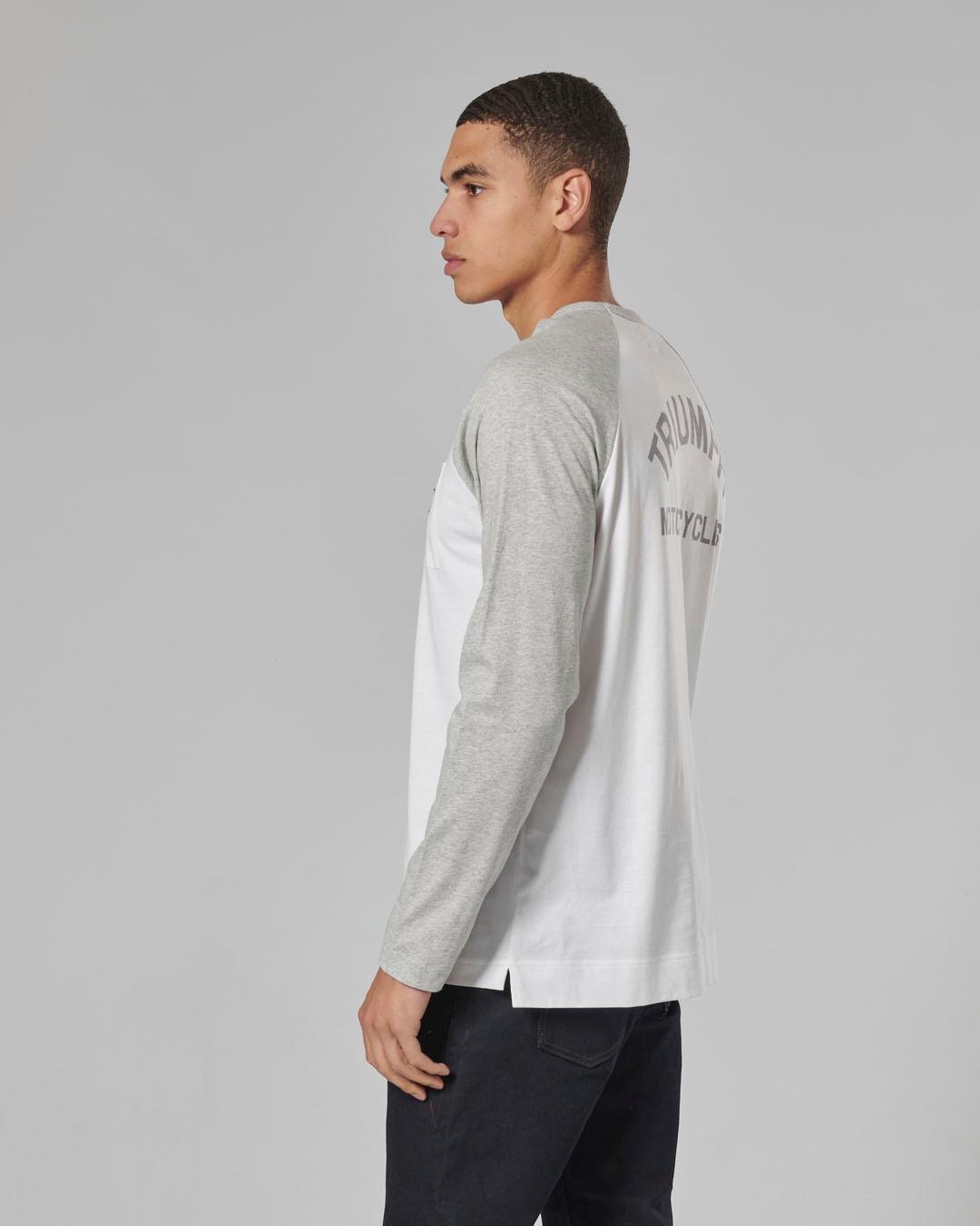BLACKWELL T-SHIRT WHITE / GREY MARL XL image 2