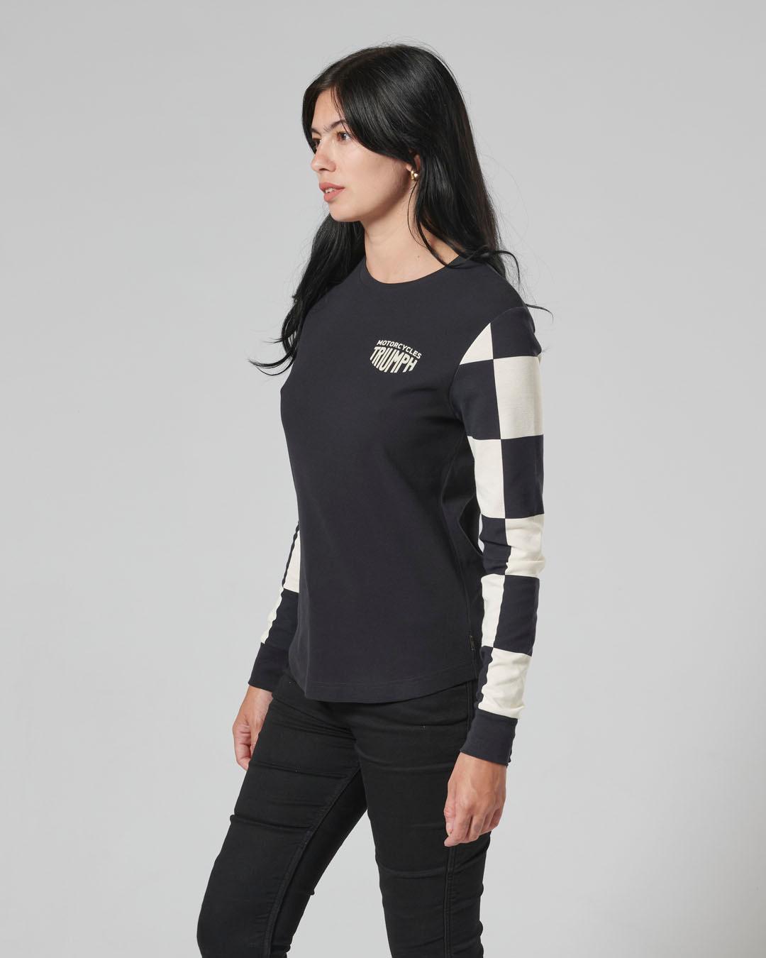 LADIES NIKKI L/SLEEVED T-SHIRT XL image 5