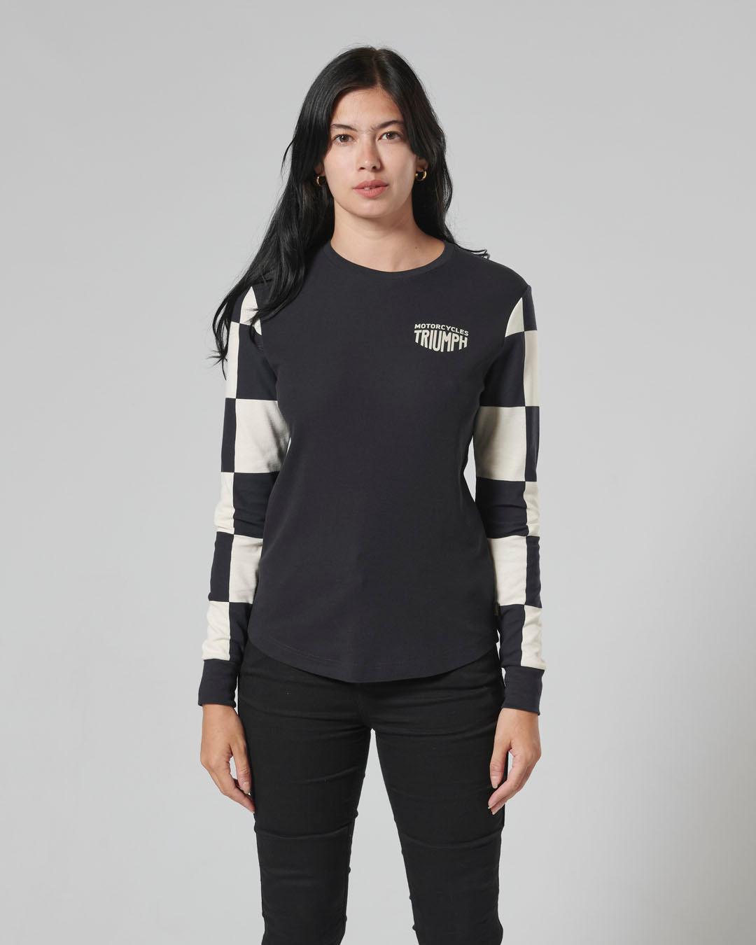 LADIES NIKKI L/SLEEVED T-SHIRT XL image 6