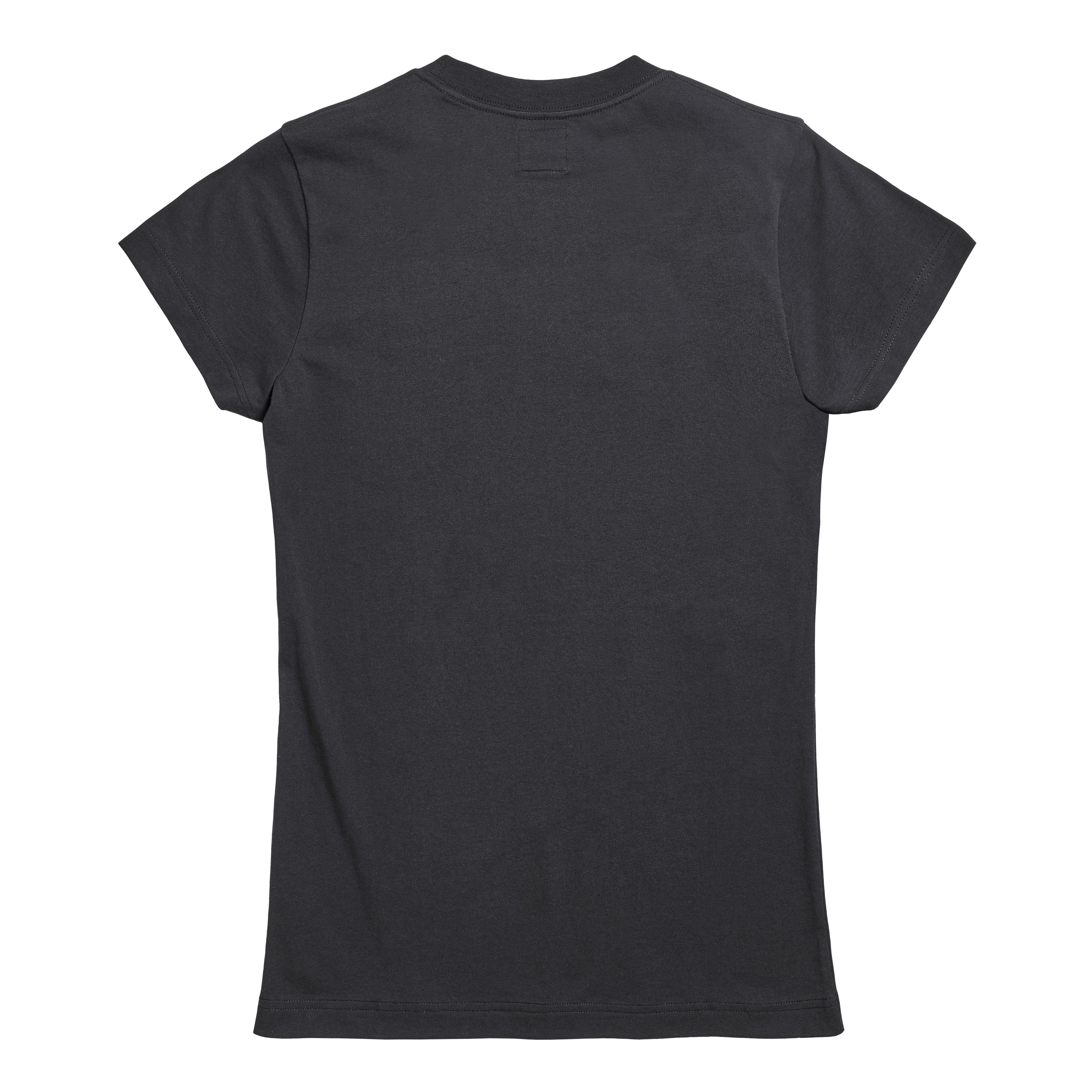 GWYNEDD LADIES T-SHIRT JET BLACK XL image 2