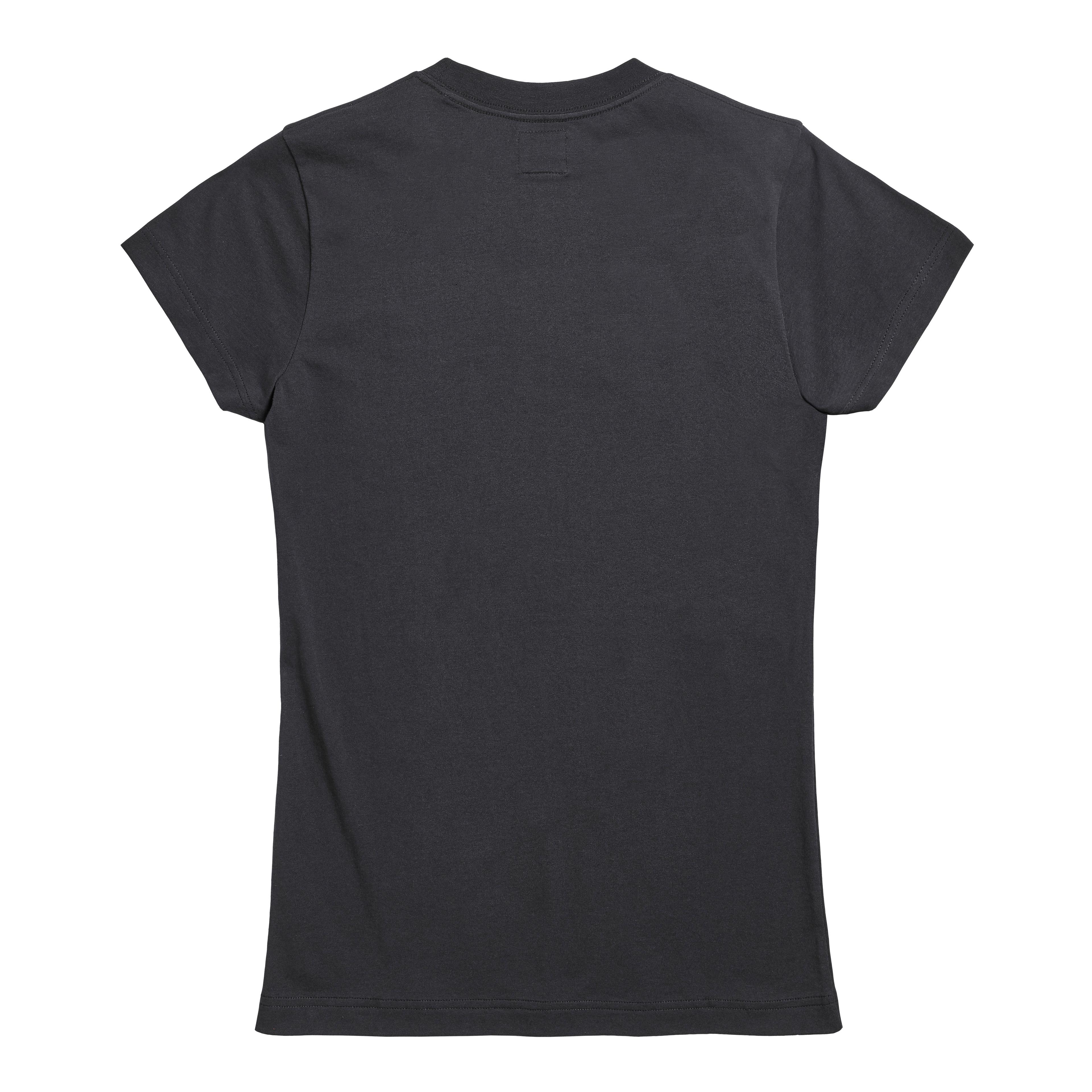 MELROSE LADIES T-SHIRT JET BLACK XXS image 2