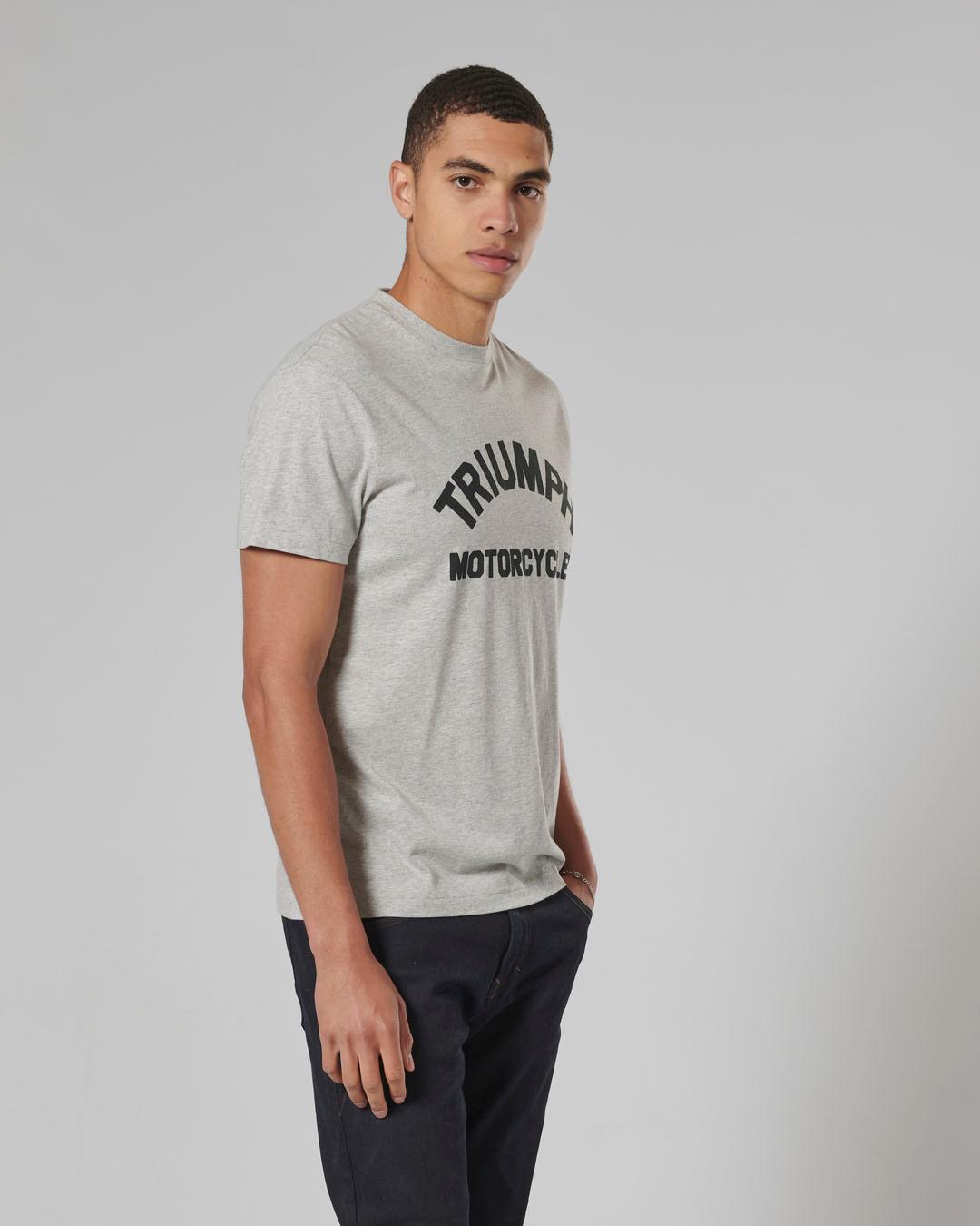 BURNHAM T-SHIRT GREY MARL S image 3