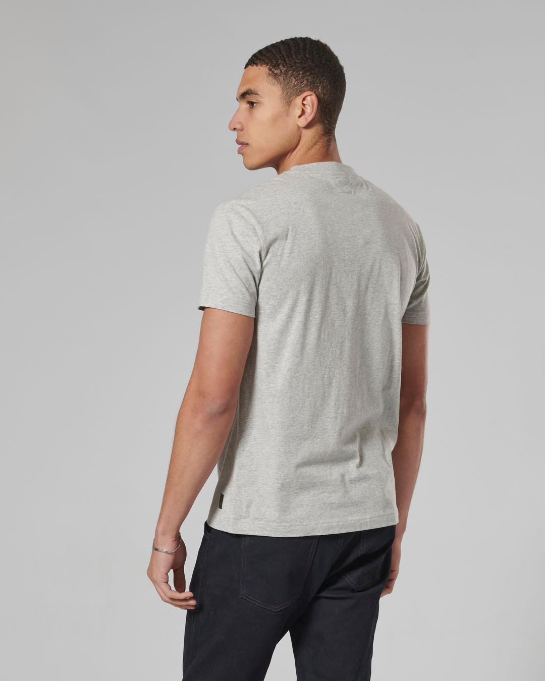 BURNHAM T-SHIRT GREY MARL XS image 7