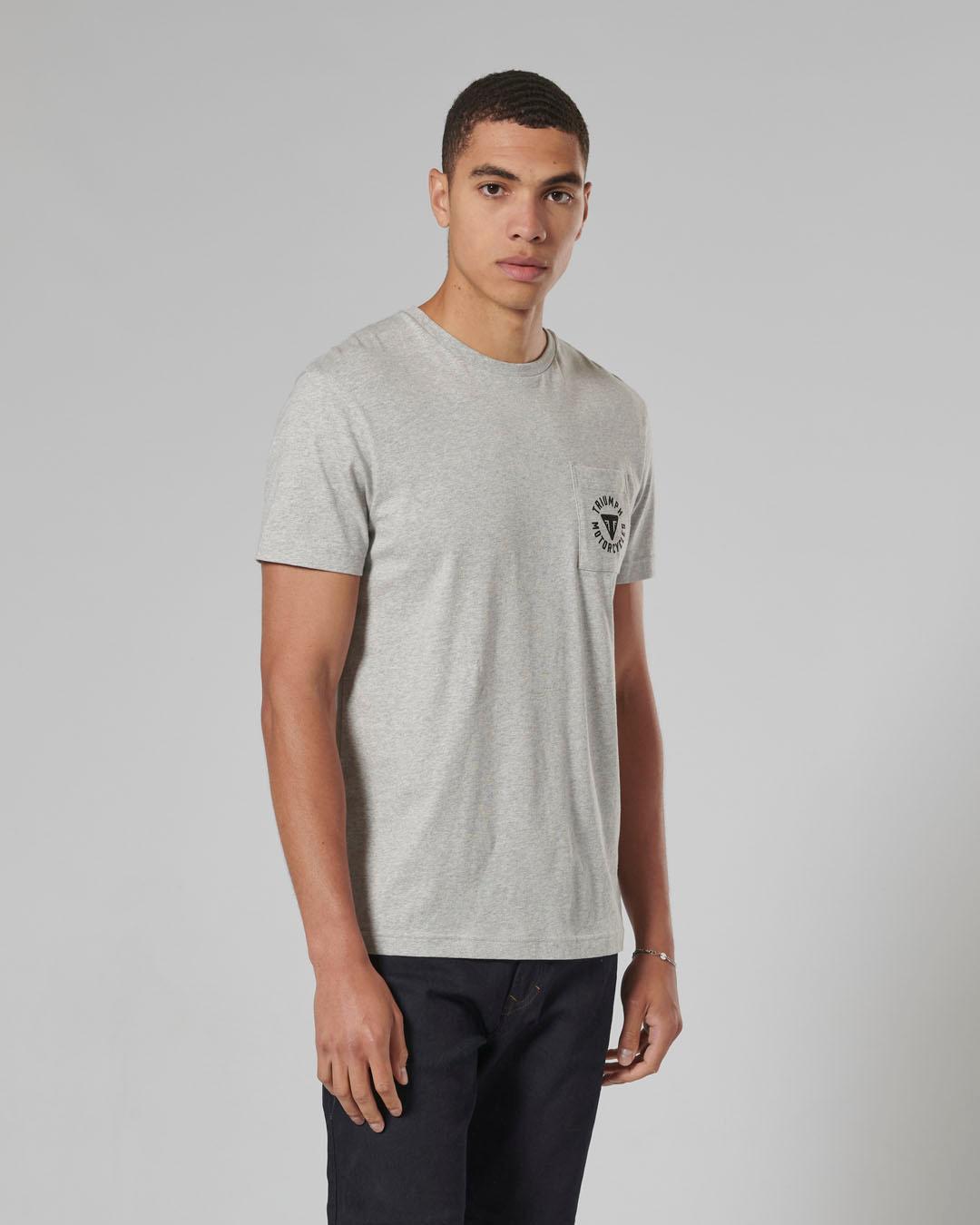 NEWLYN T-SHIRT GREY MARL S image 2