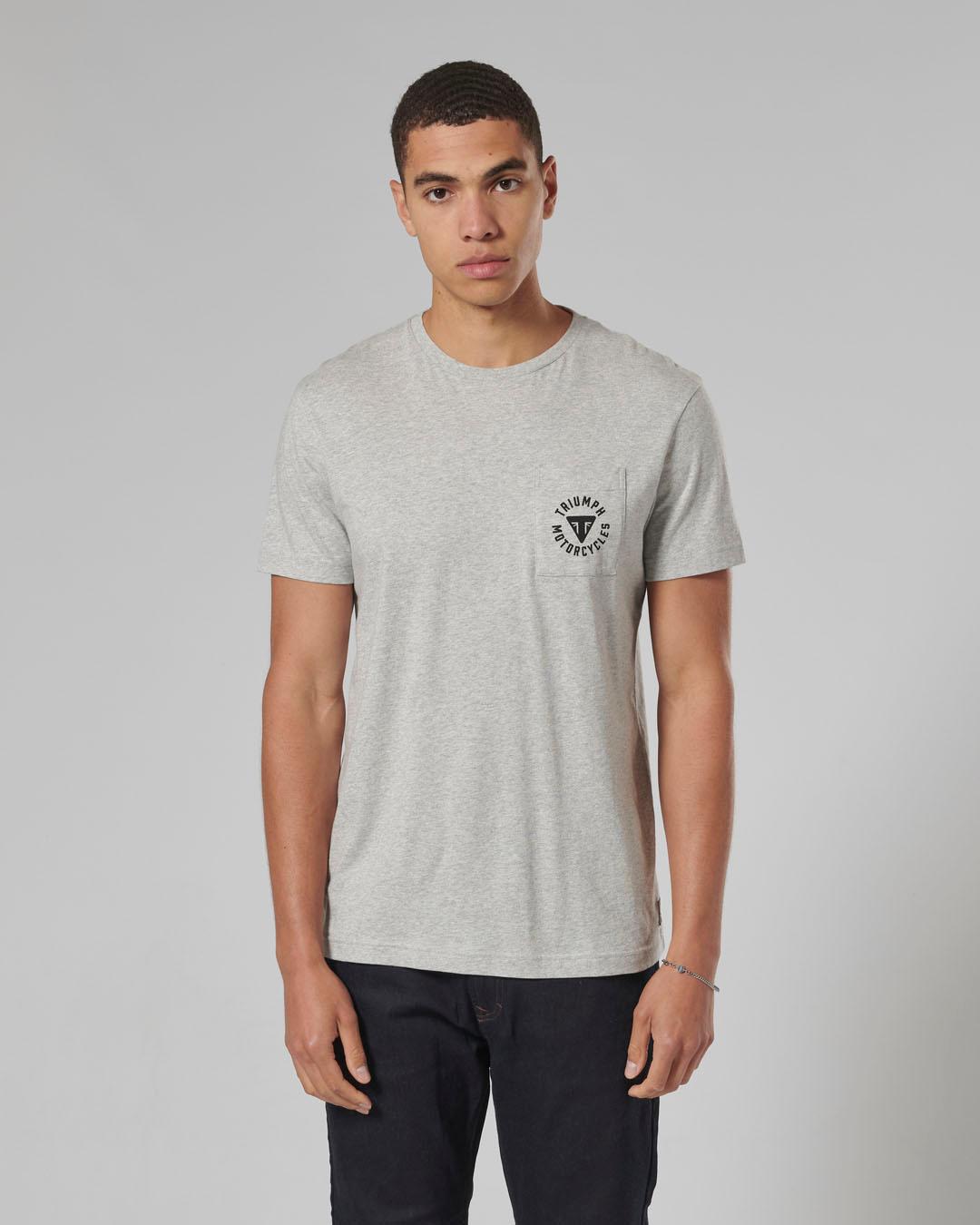 NEWLYN T-SHIRT GREY MARL XL image 4
