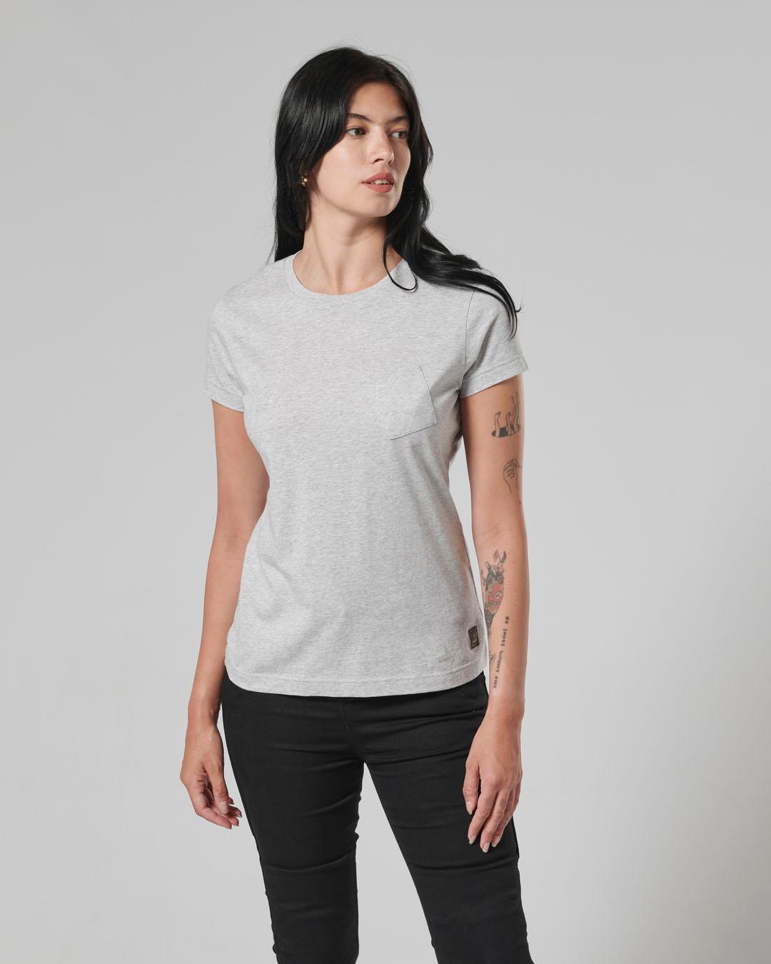 LADIES SYDNEY T-SHIRT GREY MARL M image 8