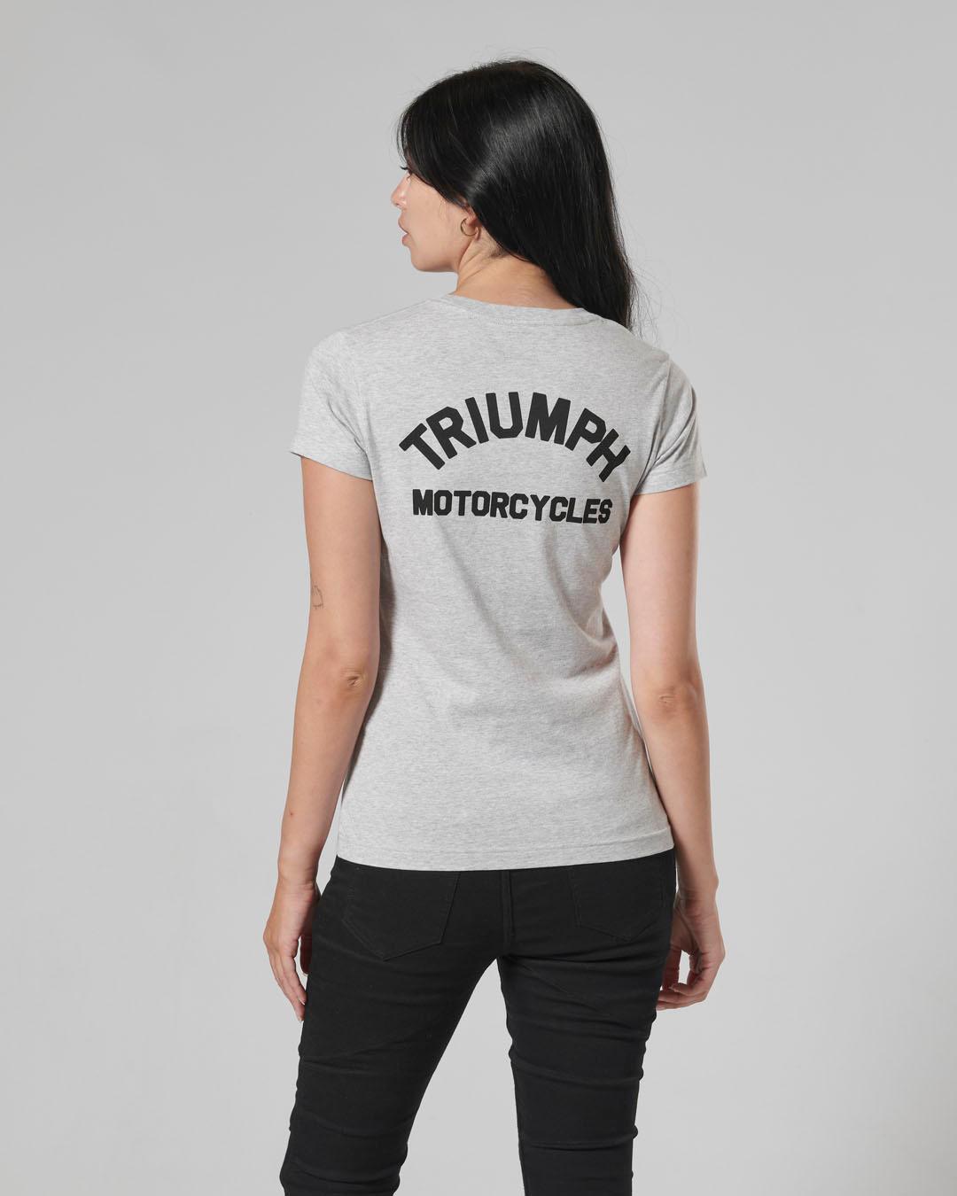 LADIES SYDNEY T-SHIRT GREY MARL XXL image 5