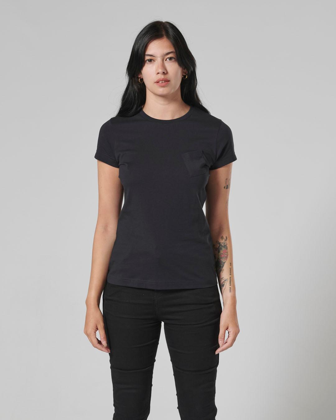 LADIES SYDNEY T-SHIRT JET BLACK M image 6