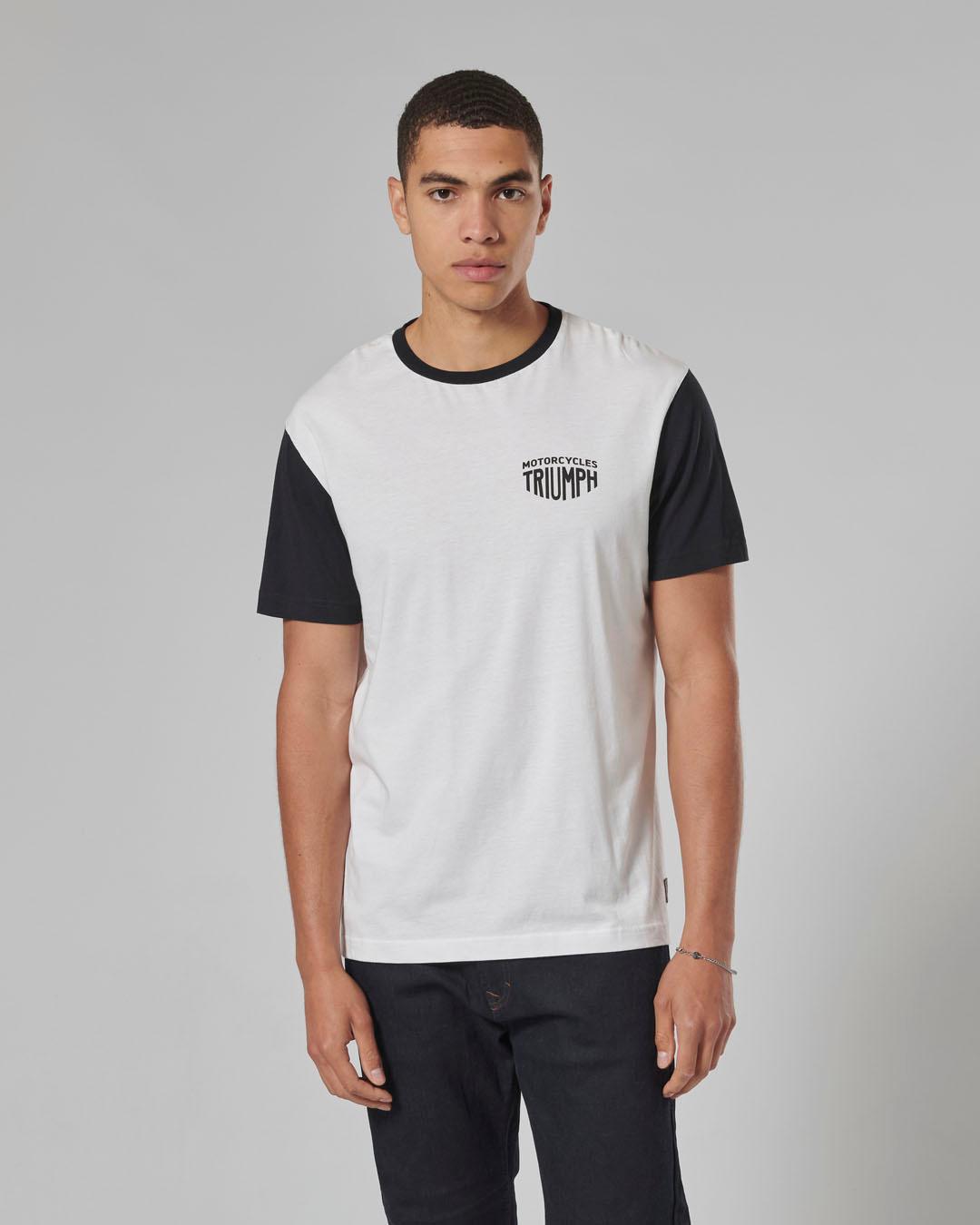 FENLAND T-SHIRT WHITE / JET BLACK L image 9
