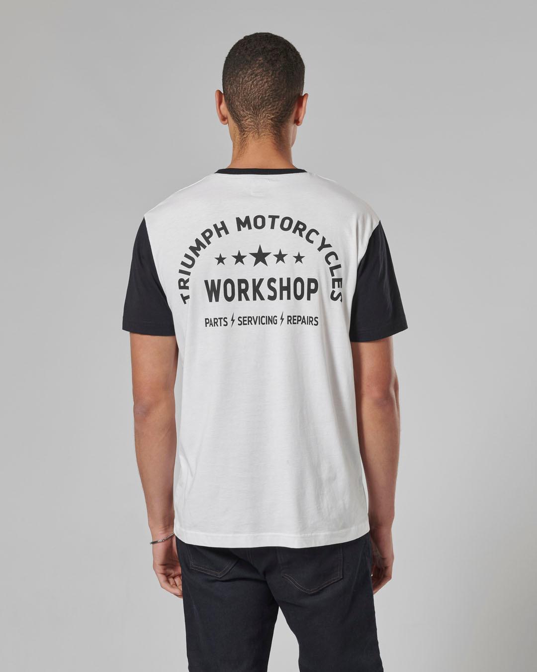 FENLAND T-SHIRT WHITE / JET BLACK S image 6