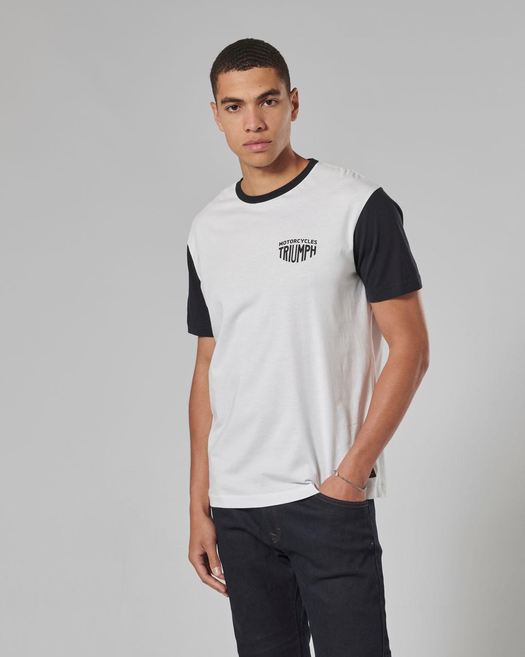 FENLAND T-SHIRT WHITE / JET BLACK S image 8