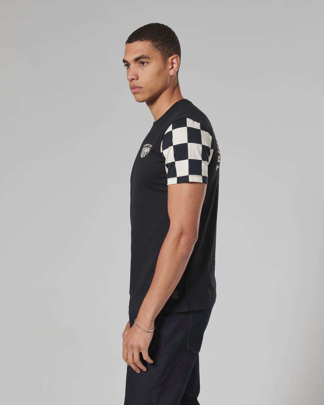 PRESTON T-SHIRT BLACK / BONE L image 8