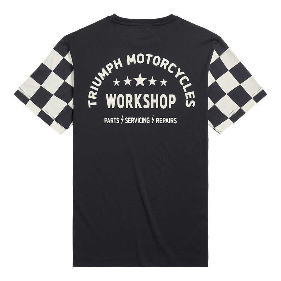 PRESTON T-SHIRT BLACK / BONE S image 2
