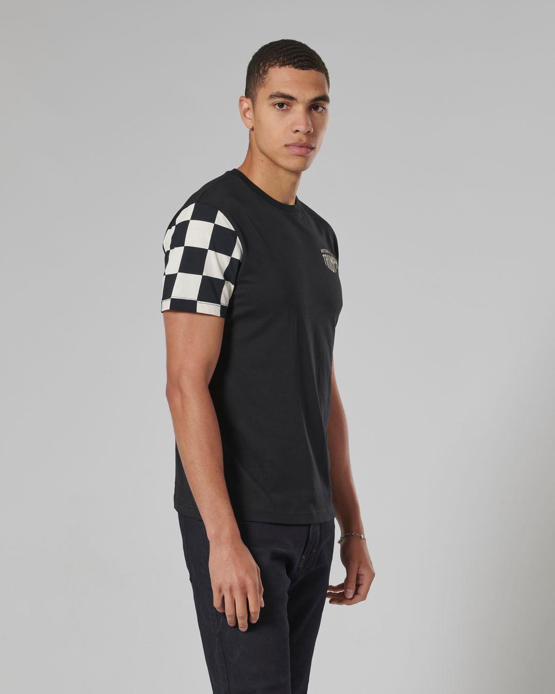 PRESTON T-SHIRT BLACK / BONE XS image 6