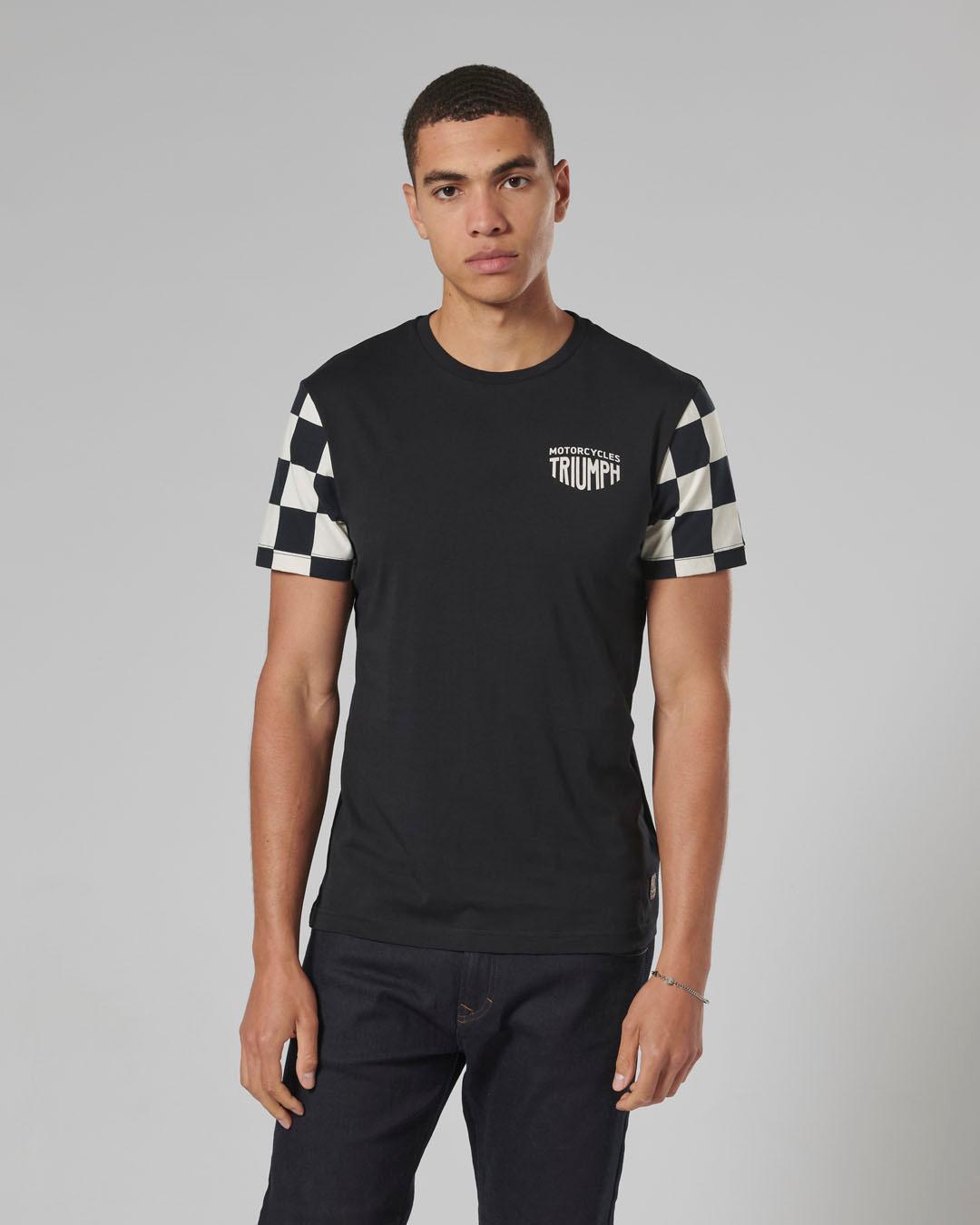PRESTON T-SHIRT BLACK / BONE XS image 7