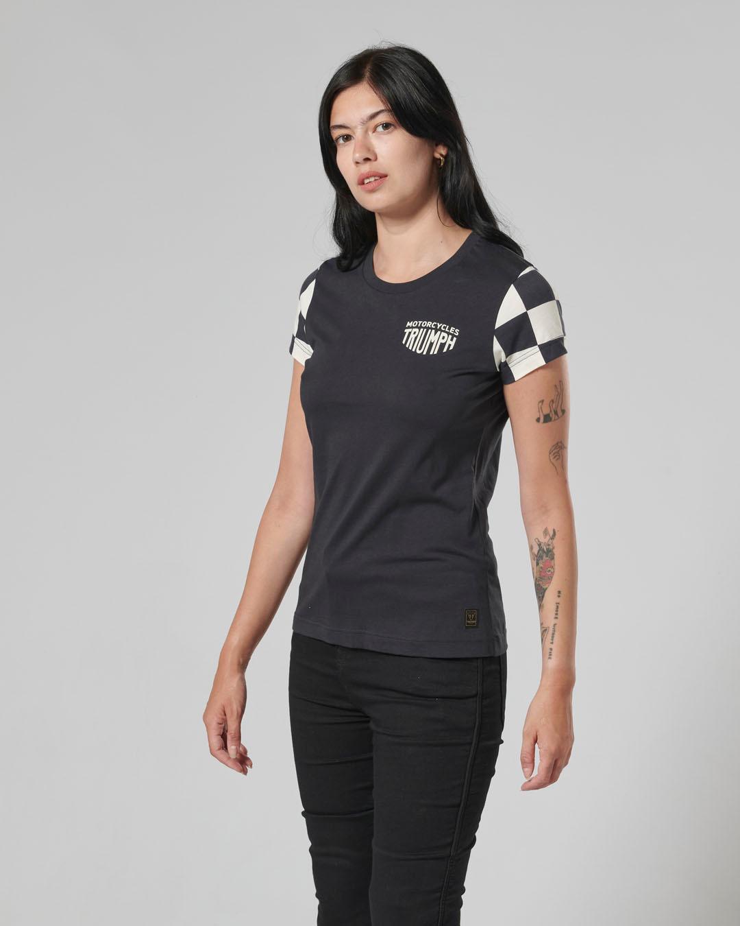 MARIE LADIES T-SHIRT BLACK / BONE L image 5