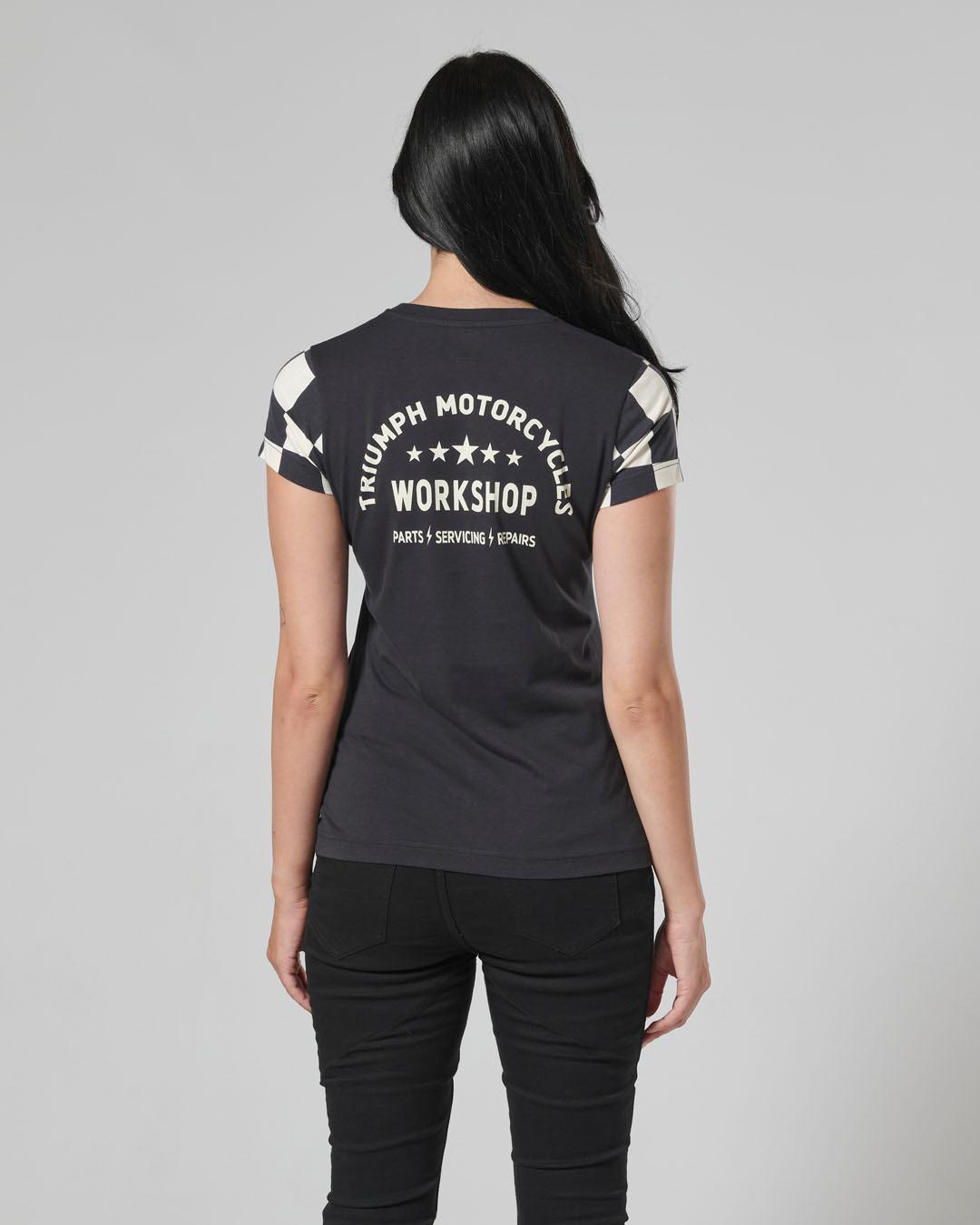 MARIE LADIES T-SHIRT BLACK / BONE L image 6