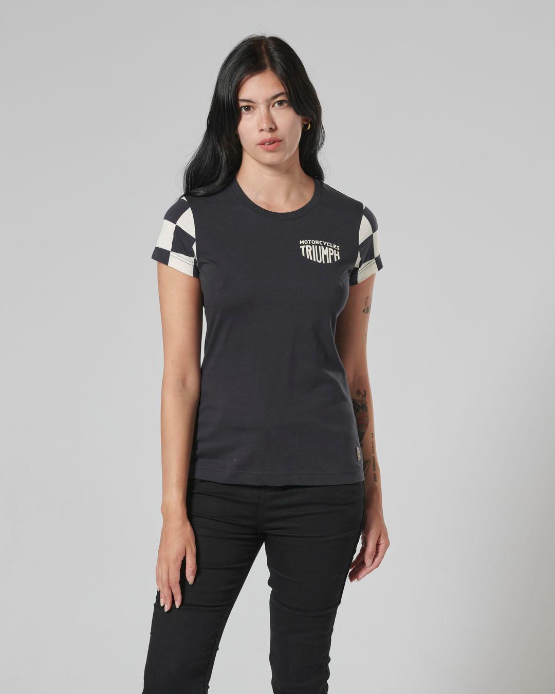 MARIE LADIES T-SHIRT BLACK / BONE L image 4