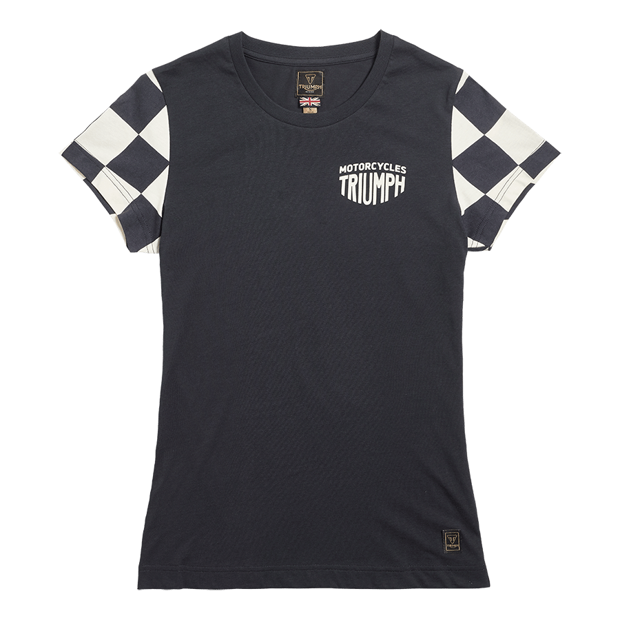 MARIE LADIES T-SHIRT BLACK / BONE XXS image 1