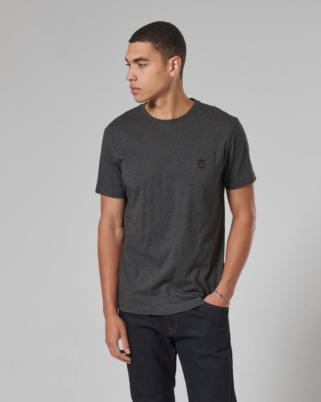 DITCHLING T-SHIRT BLACK MARL XL image 8