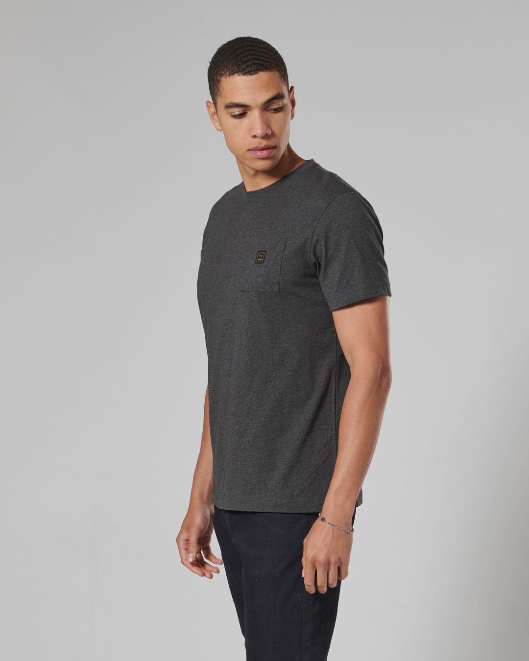 DITCHLING T-SHIRT BLACK MARL XS image 7
