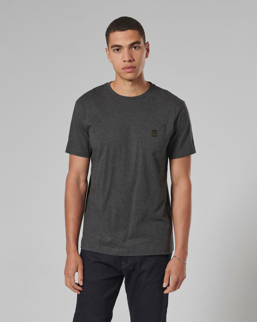 DITCHLING T-SHIRT BLACK MARL XS image 6
