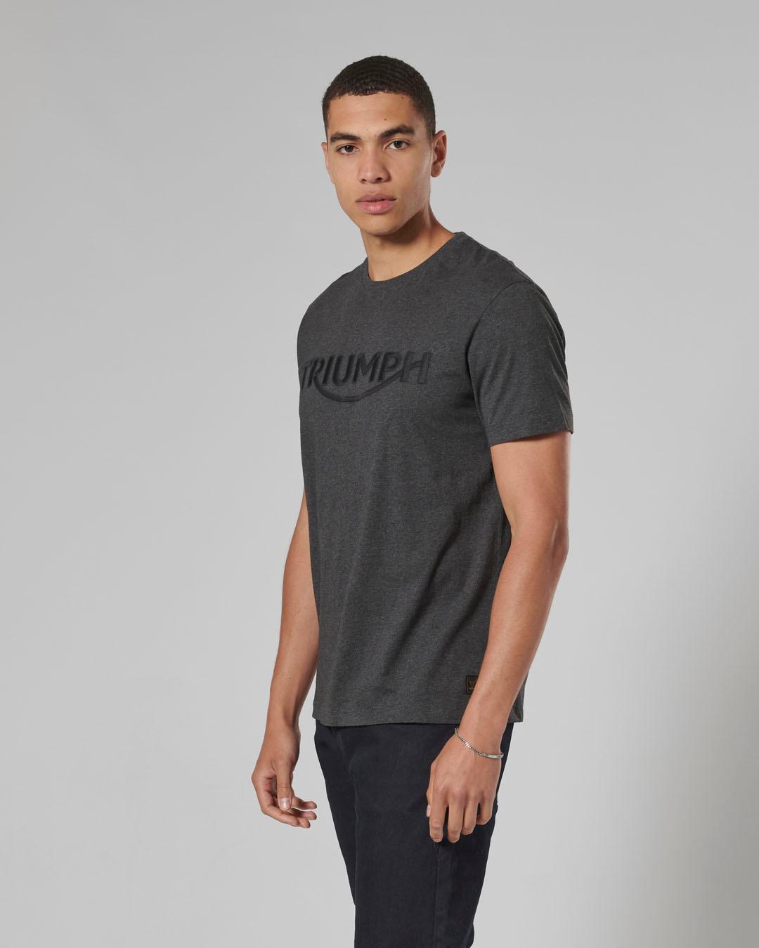 BAMBURGH T-SHIRT BLACK MARL S image 4