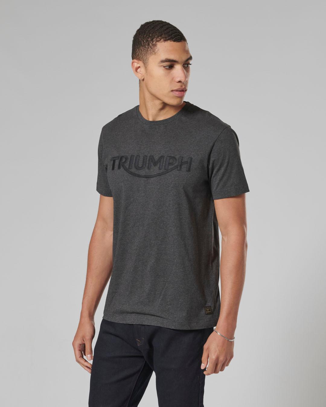 BAMBURGH T-SHIRT BLACK MARL XS image 7