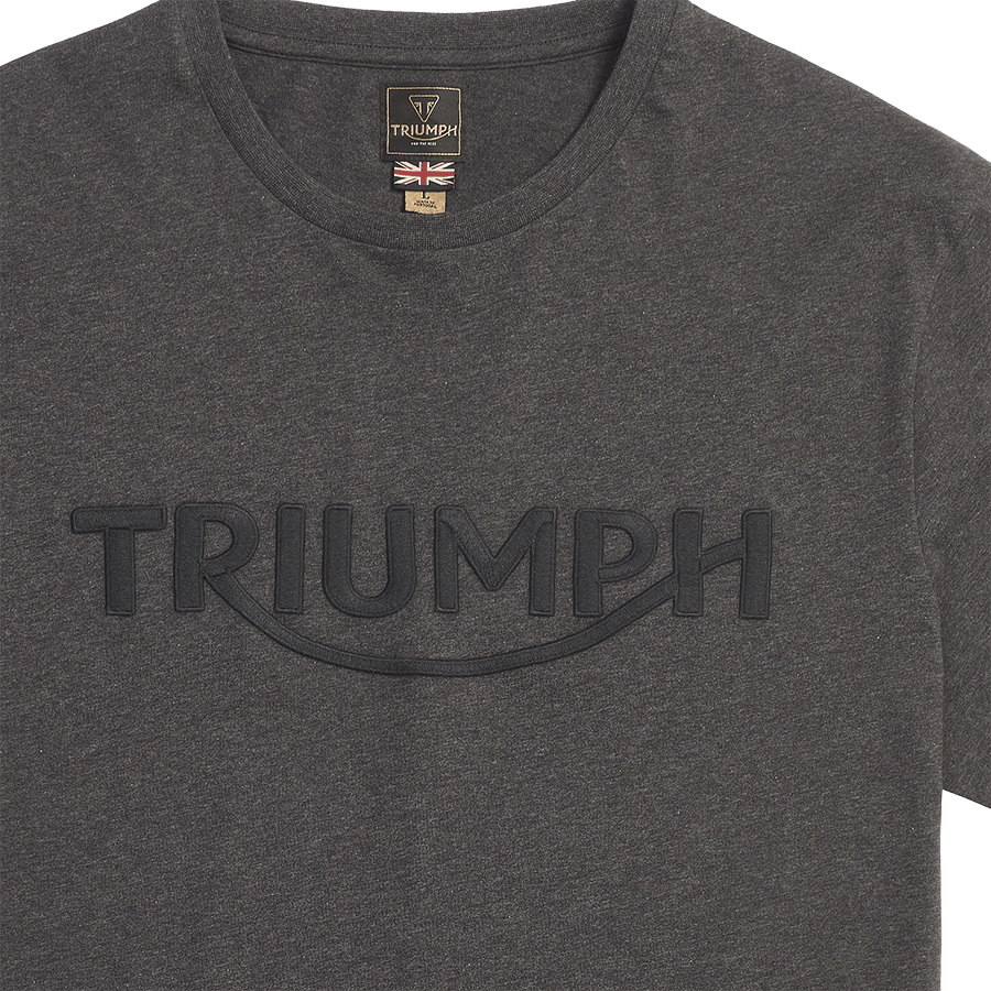 BAMBURGH T-SHIRT BLACK MARL XS image 1