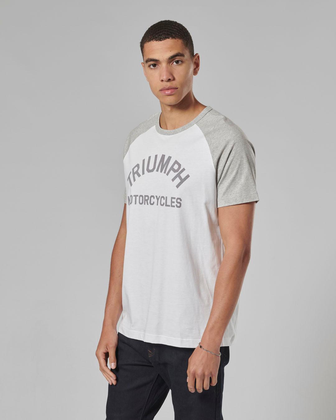 SALTERN T-SHIRT WHITE / GREY MARL M image 5