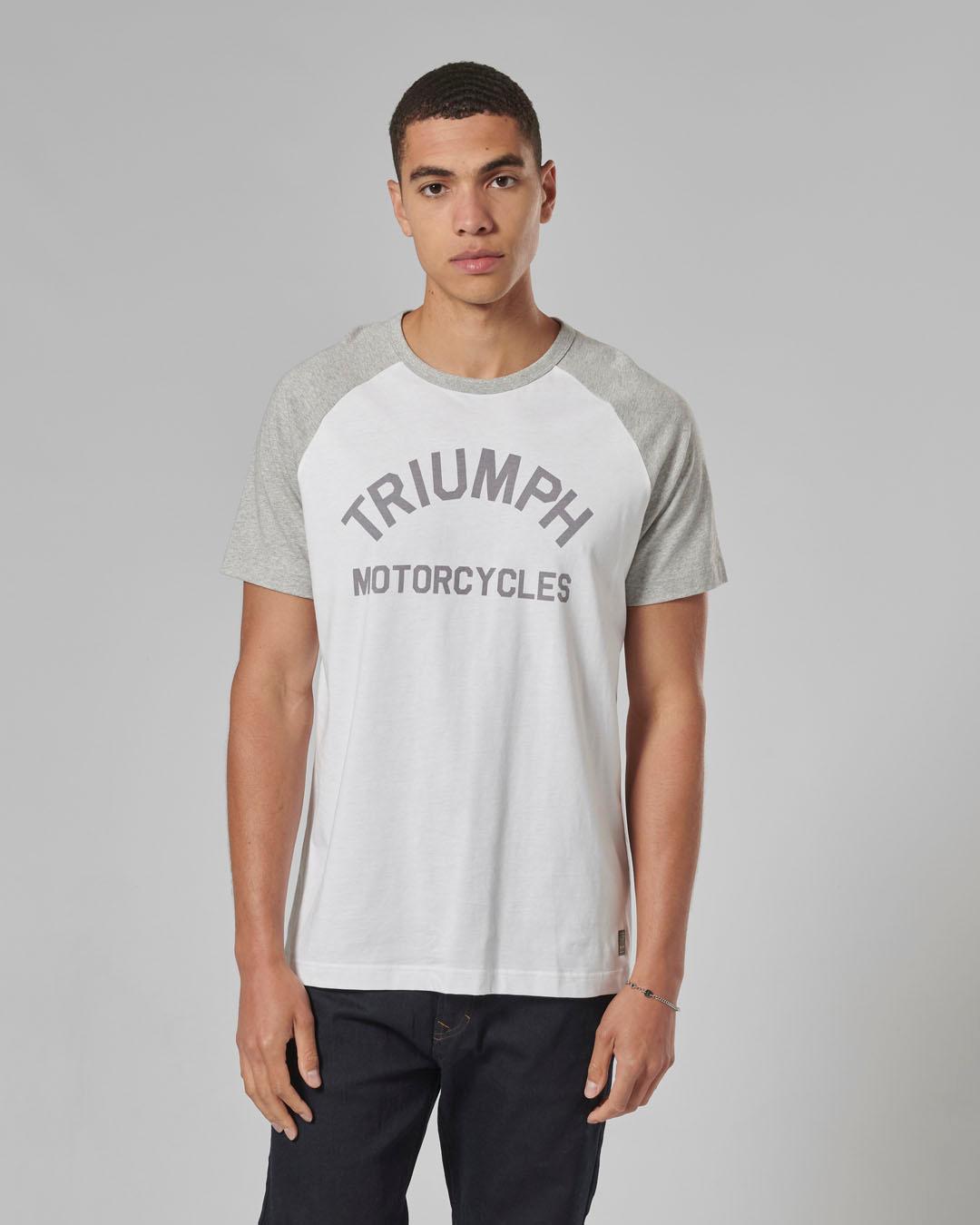 SALTERN T-SHIRT WHITE / GREY MARL XS image 4