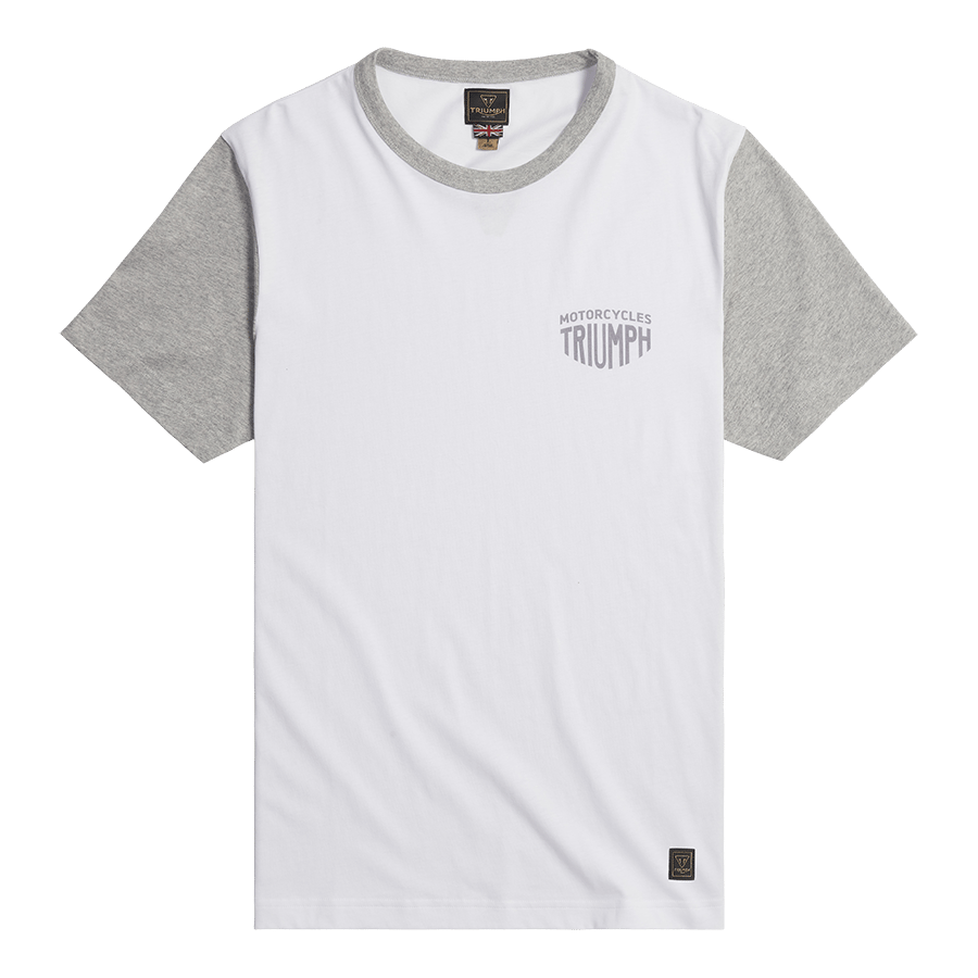 FENLAND T-SHIRT WHITE / GREY MARL XS image 3