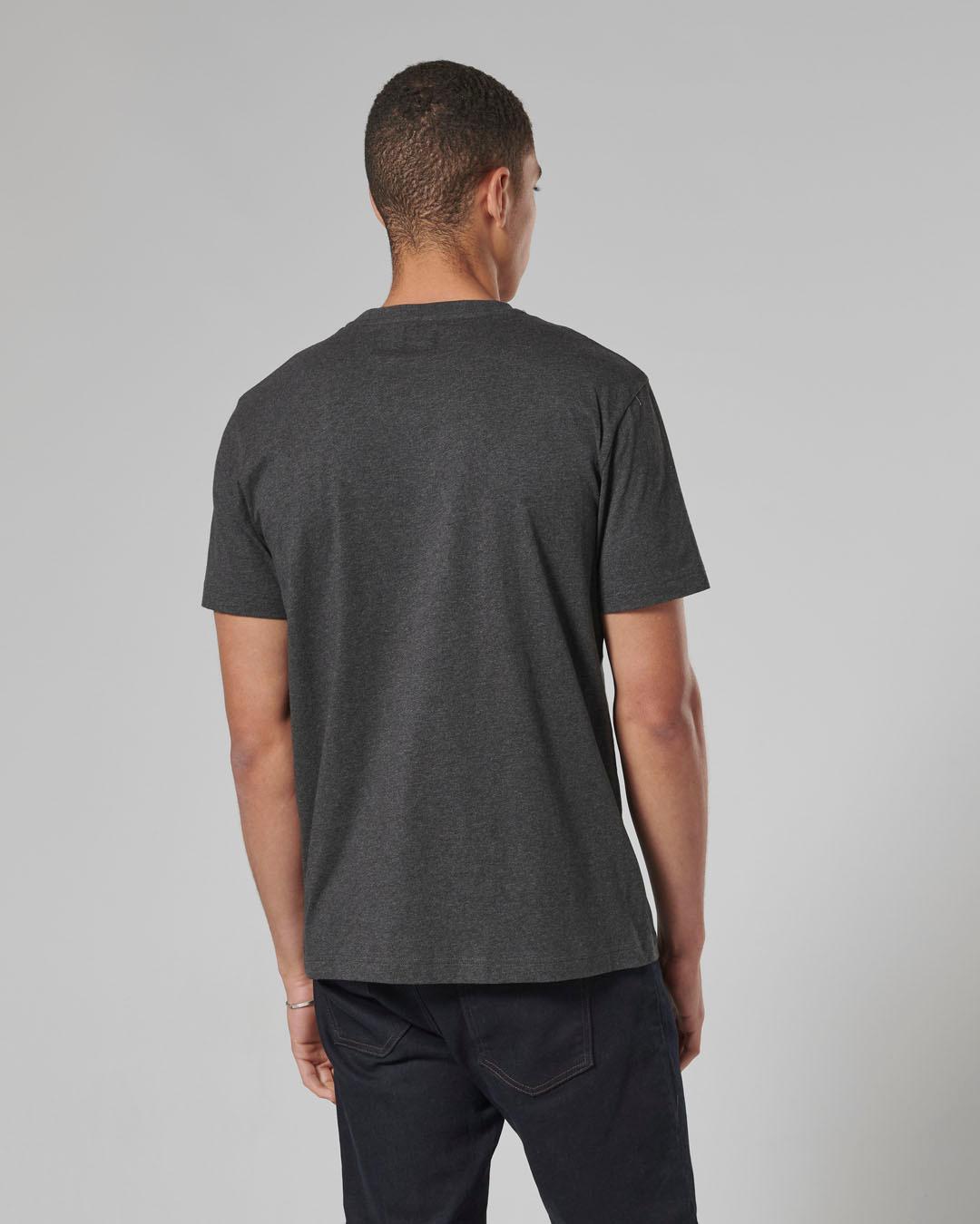 HELSTON T-SHIRT BLACK MARL XS image 4