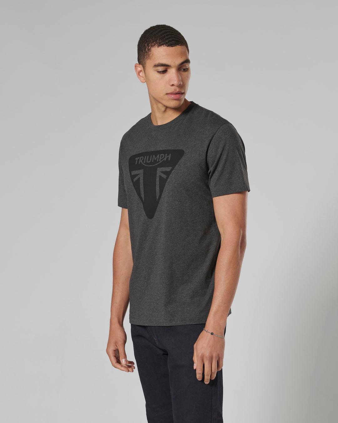 HELSTON T-SHIRT BLACK MARL XS image 5