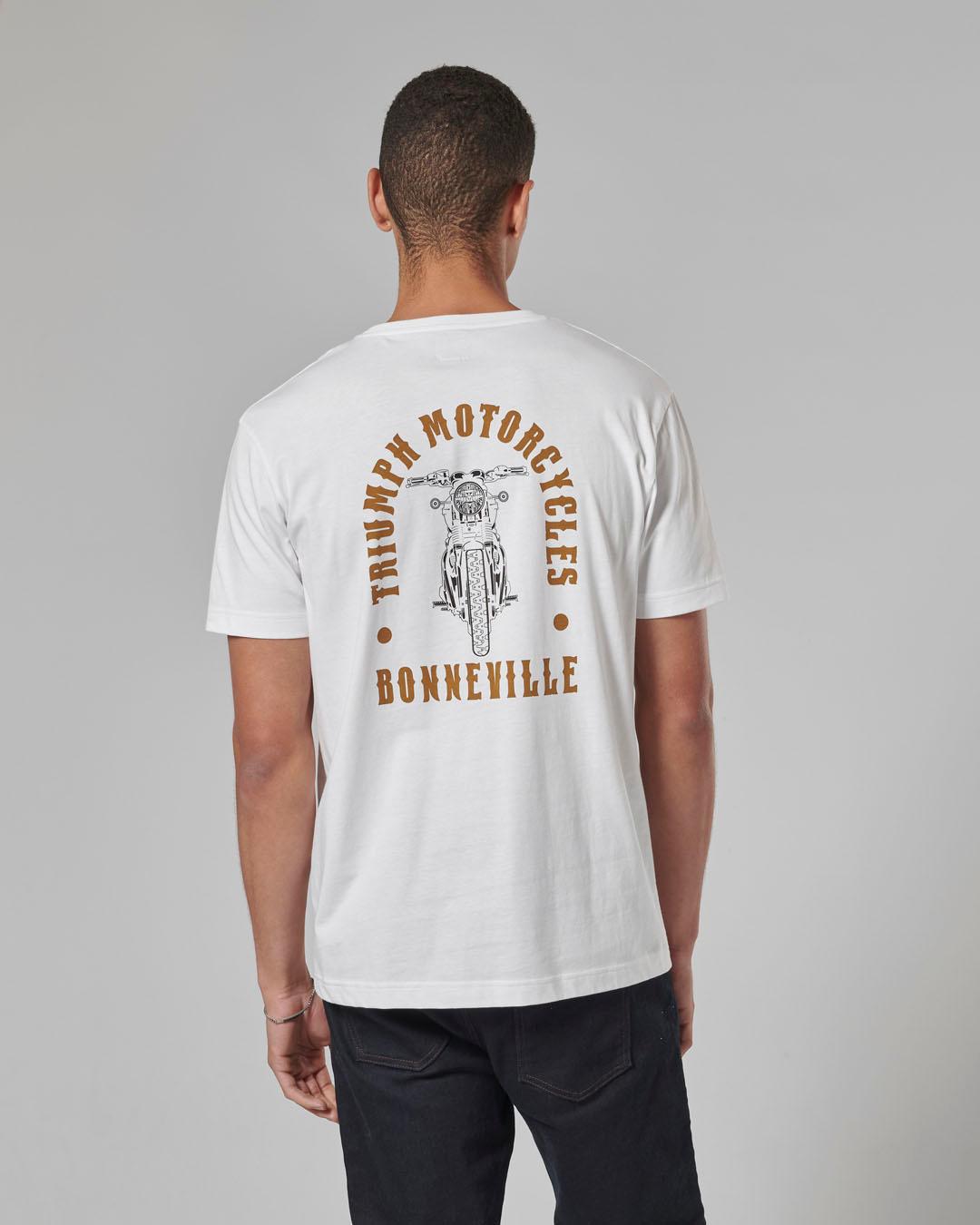 BONNEVILLE T120 T-SHIRT WHITE M image 7