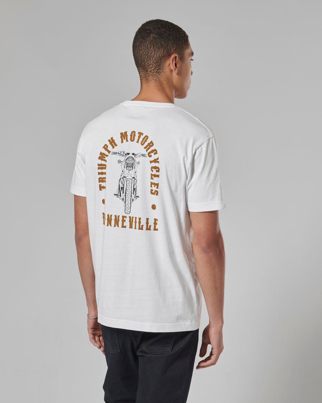BONNEVILLE T120 T-SHIRT WHITE S image 8
