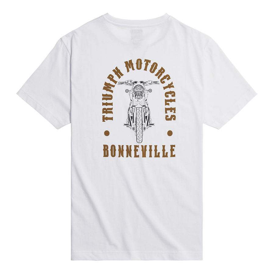 BONNEVILLE T120 T-SHIRT WHITE XS image 1