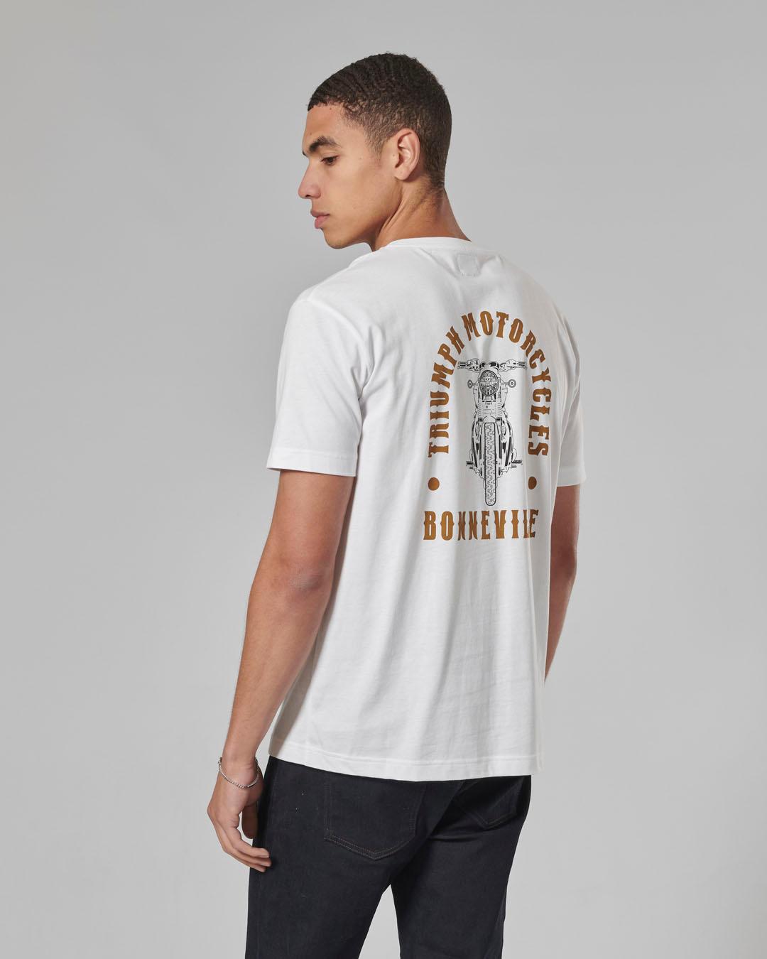 BONNEVILLE T120 T-SHIRT WHITE XS image 10