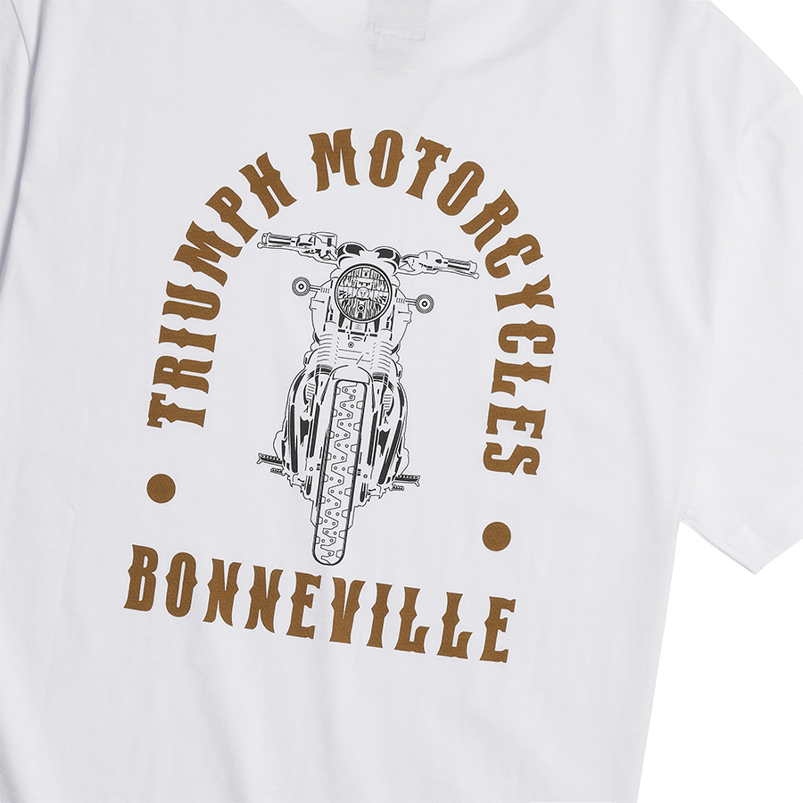 BONNEVILLE T120 T-SHIRT WHITE XXL image 4