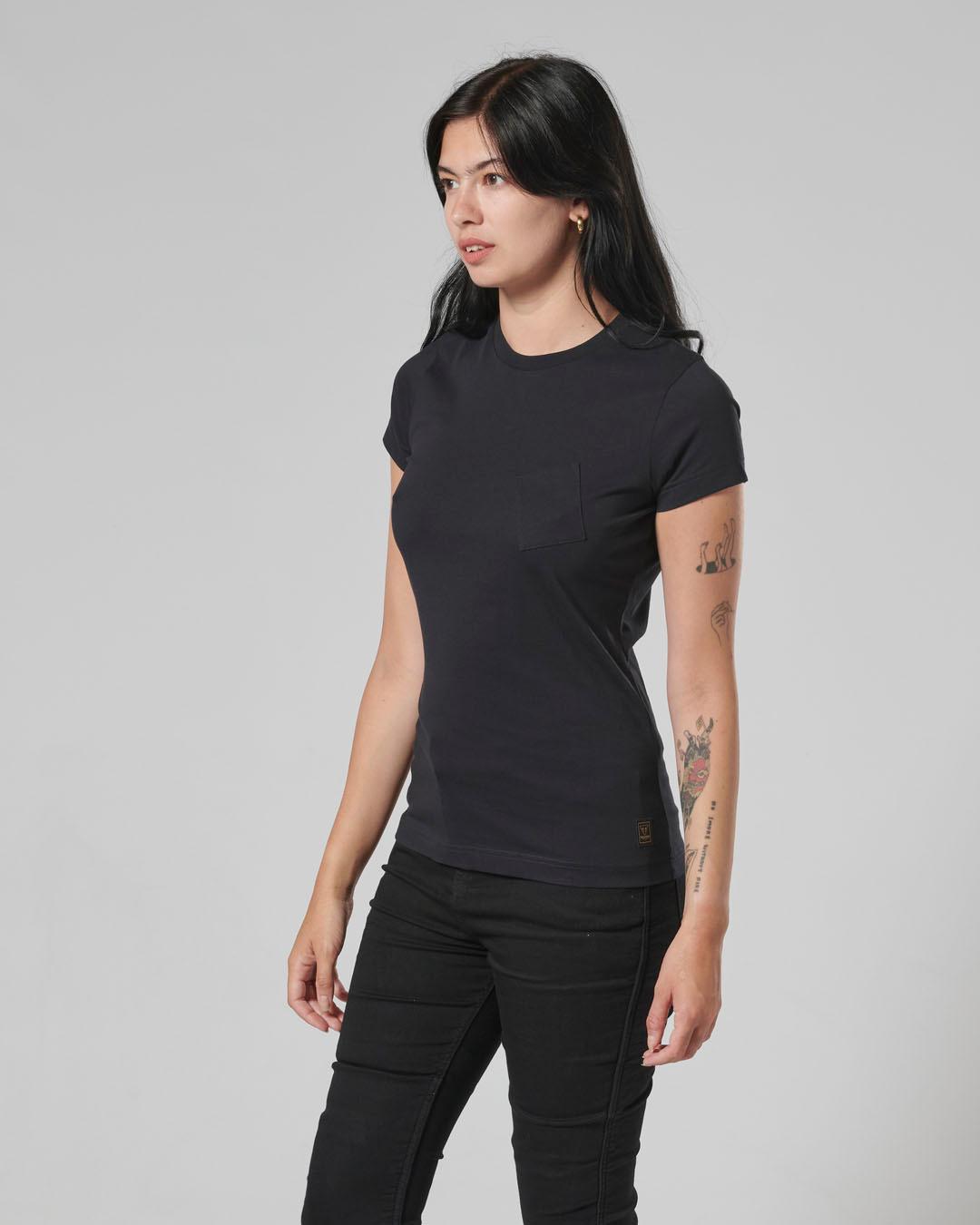 LADIES BONNEVILLE T120 T-SHIRT BLACK L image 9