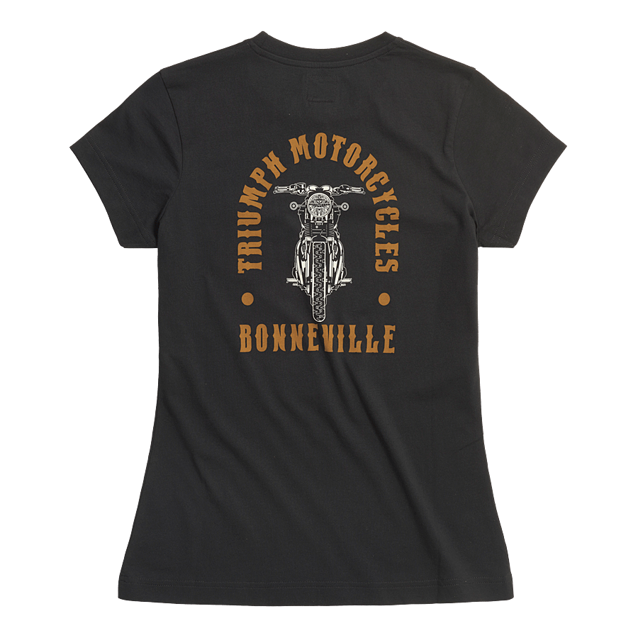 LADIES BONNEVILLE T120 T-SHIRT BLACK XXS image 1