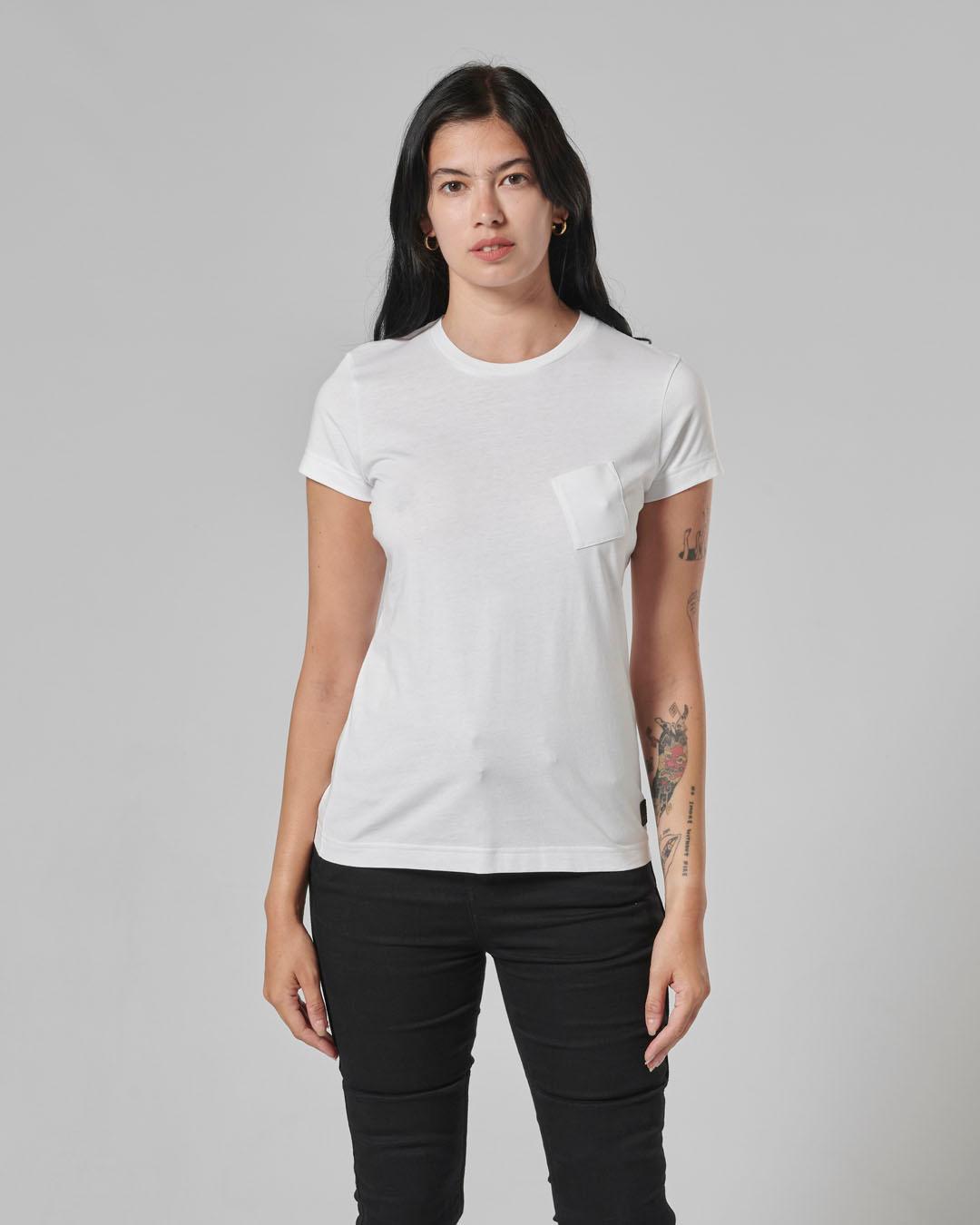 LADIES BONNEVILLE T120 T-SHIRT WHITE M image 7
