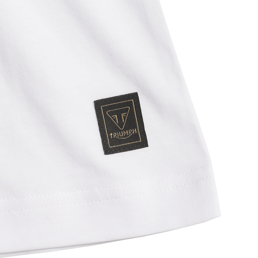 LADIES BONNEVILLE T120 T-SHIRT WHITE M image 5