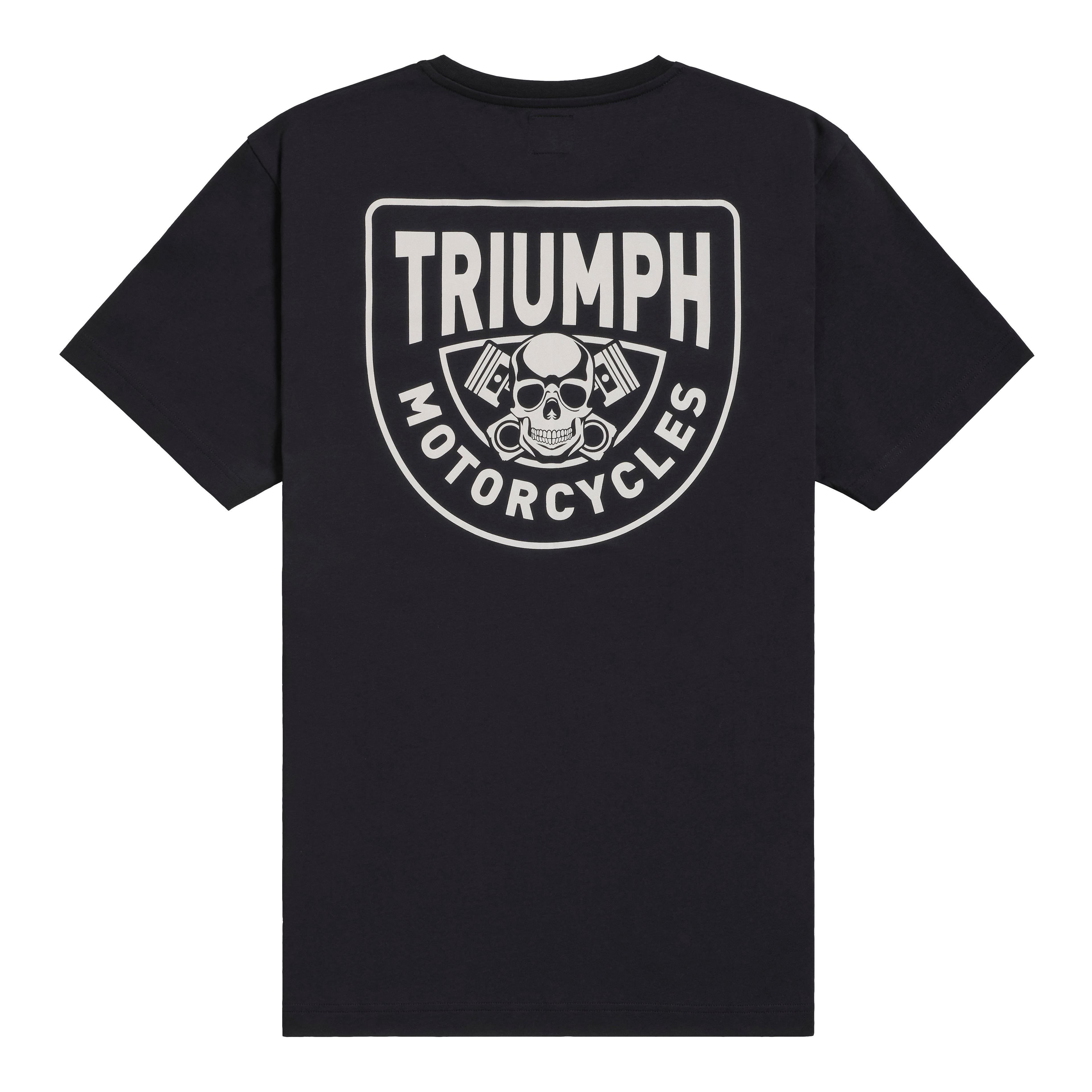 PISTON RICH T-SHIRT BLACK / BONE XS image 5