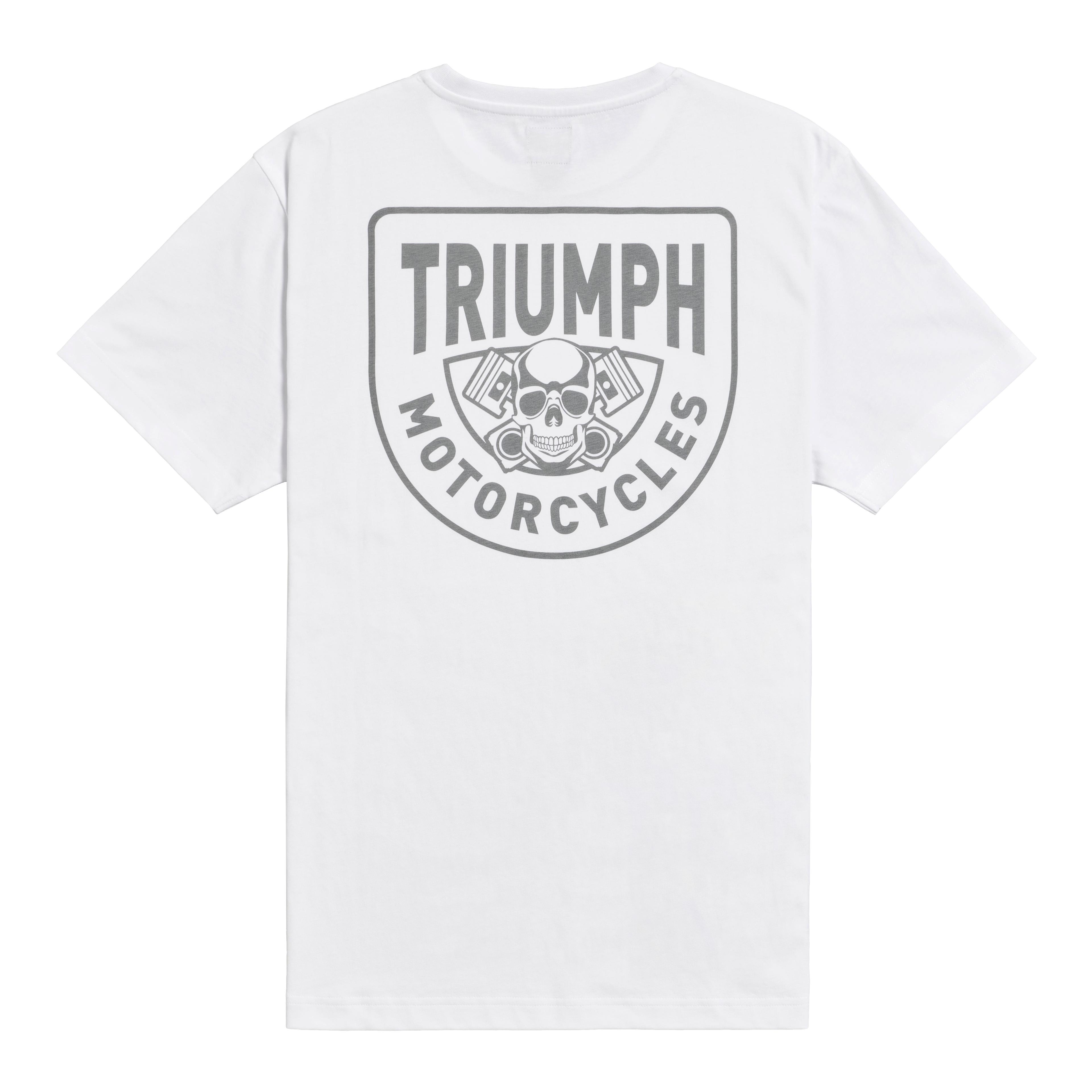 PISTON RICH T-SHIRT WHITE / GREY M image 2