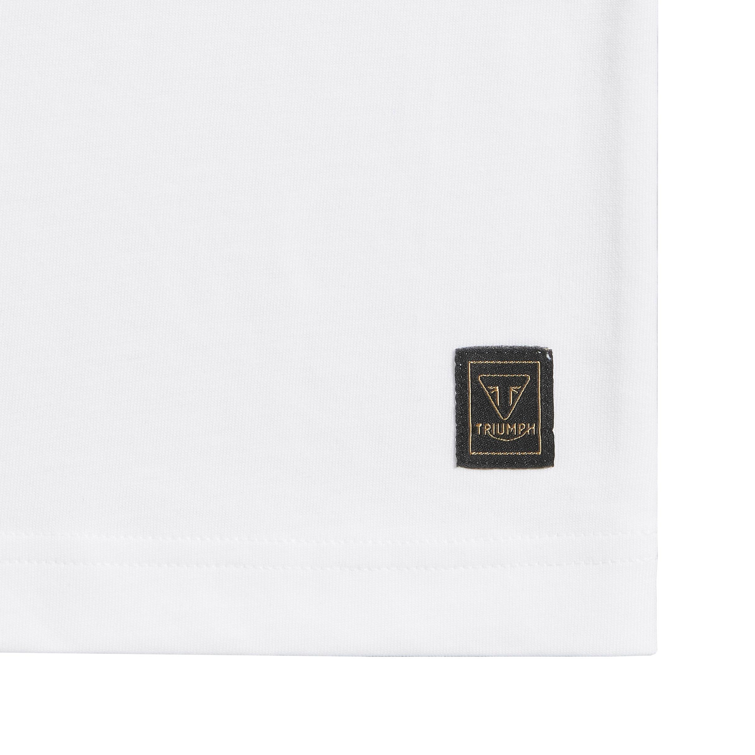 PISTON RICH T-SHIRT WHITE / GREY S image 5